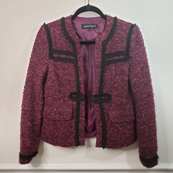 Nanette Lepore Boucle Blazer - Sz 4 - Picture 3 of 10